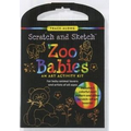 Zoo Babies Trace-Along Scratch & Sketch Kit
